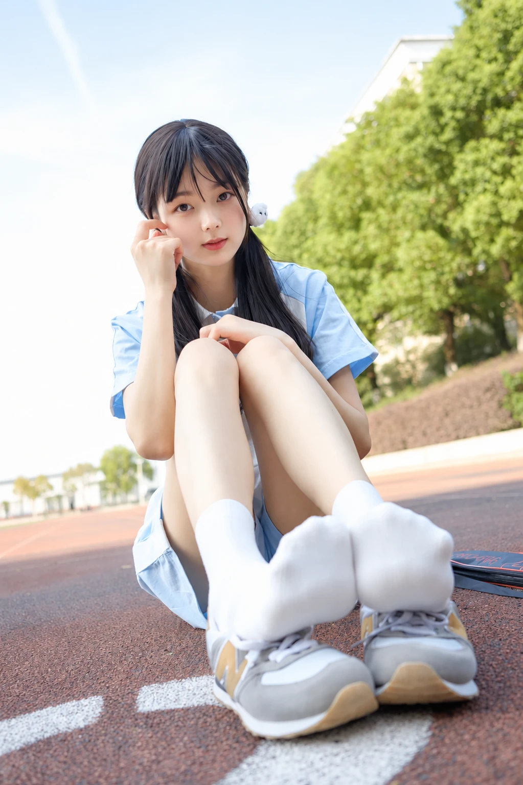 柴系小乖(稚乖画册) 夏日操场羽毛球主题校园风写真摄影作品 柴系小乖(稚乖画册) 夏日操场羽毛球主题校园风写真摄影作品