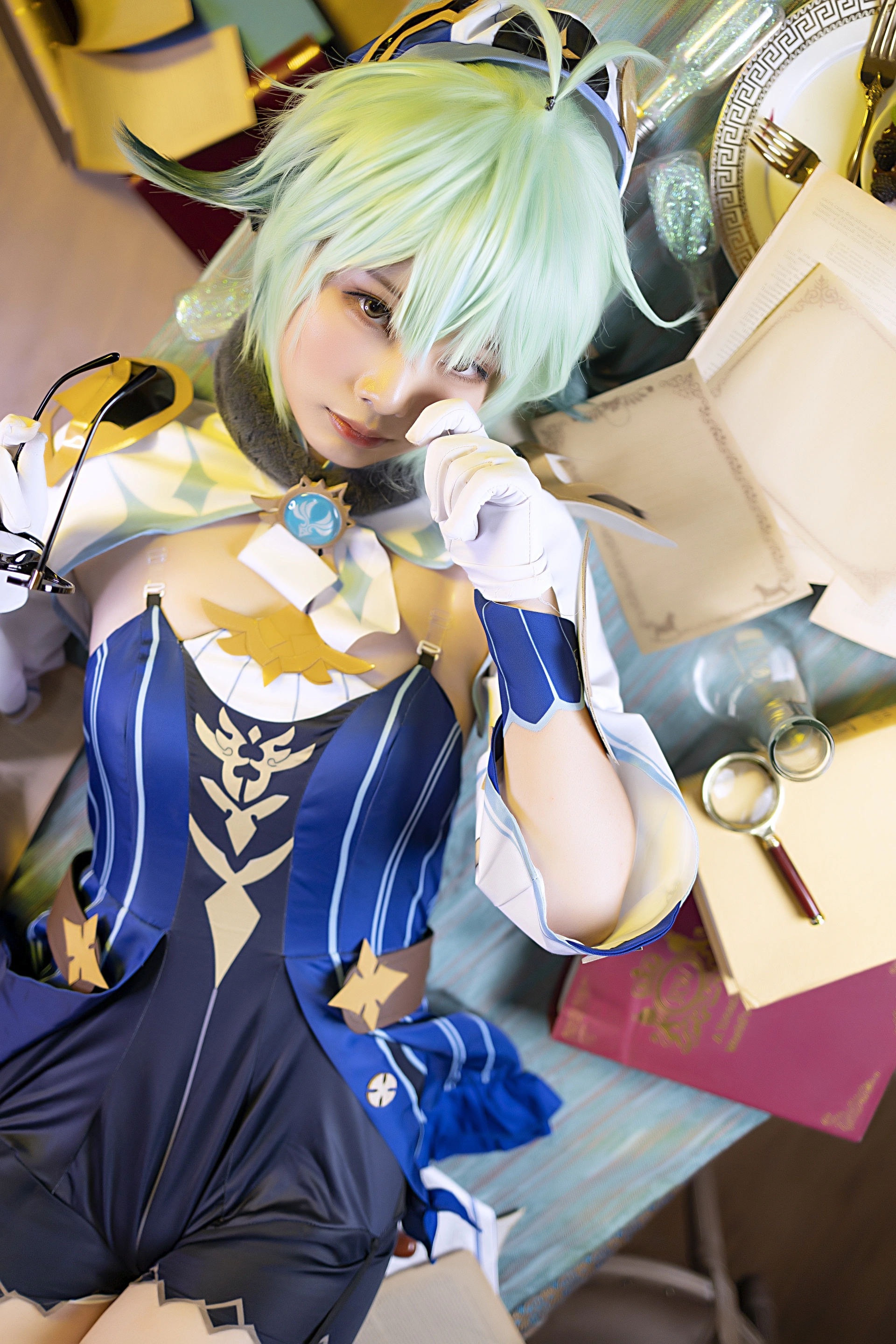 艺图语《原神砂糖》夏天是马猴烧酒眼镜娘Cosplay写真 艺图语《原神砂糖》夏天是马猴烧酒眼镜娘Cosplay写真